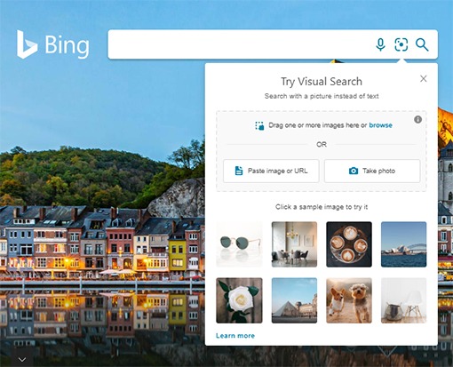 Bing Visual search
